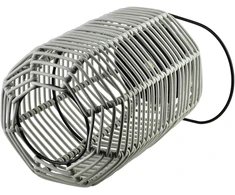 Mondex Since 1986 SOKKE Pilkas Lampion solarny 15x15x25/36cm