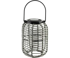 Mondex Since 1986 SOKKE Pilkas Lampion solarny 15x20/31cm