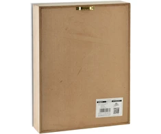 Mondex Since 1986 STACY Raktų dėžutė 26x20x5.5 cm medaus-tamsiai mėlynos spalvos lapai