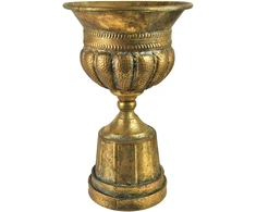 Mondex Since 1986 VIOLA Dekoratyvinė vaza 29x29x45 cm, metalinė