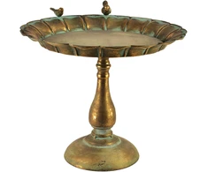 Mondex Since 1986 VIOLA Dekoratyvinė lėkštė 37x34,5x33 cm, metalinė, paukščiai