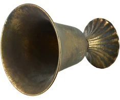 Mondex Since 1986 VIOLA Dekoratyvinė vaza 20x12x23,5 cm metalinė taurė