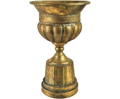 Mondex Since 1986 VIOLA Dekoratyvinė vaza 29x29x45 cm, metalinė