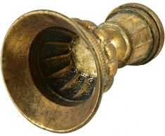 Mondex Since 1986 VIOLA Dekoratyvinė vaza 29x29x45 cm, metalinė