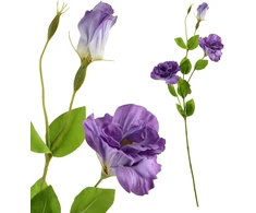 Mondex Since 1986 VIRIDIS Dirbtinė gėlė Eustoma 70cm gumuota