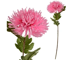 Mondex Since 1986 VIRIDIS Dirbtinė gėlė CHRIZANTEMA 75cm rožinė
