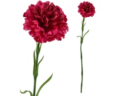 Mondex Since 1986 VIRIDIS Kwiat sztuczny Goździk 50cm gumowany