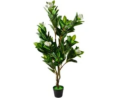 Mondex Since 1986 VIRIDIS Kwiat sztuczny 135cm w doniczce Magnolia 6 kwiatów