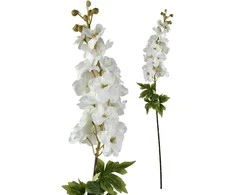 Witek Home VIRIDIS dirbtinė gėlė Delphinium 85cm balta AW25