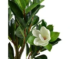 Mondex Since 1986 VIRIDIS Kwiat sztuczny 135cm w doniczce Magnolia 6 kwiatów