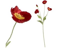 Mondex Since 1986 VIRIDIS Kwiat sztuczny MAK POLNY 60cm