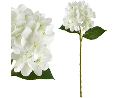 Mondex Since 1986 VIRIDIS Kwiat sztuczny Hortensja 60cm balta