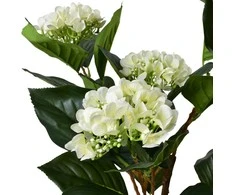 Mondex Since 1986 VIRIDIS Kwiat sztuczny Hortensja 80cm wdoniczce 5 kwiatków