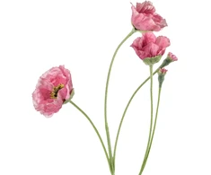 Mondex Since 1986 VIRIDIS Kwiat sztuczny MAK POLNY gałązka 67cm