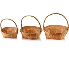Mondex Since 1986 WILL 3 vnt. dovanų krepšelių komplektas 46x39x45/40x34x42/34x27x35cm