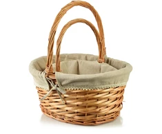 Mondex Since 1986 WILL Komplet 2 koszy materiał koronka 42x35x21/48 34x25x15/38cm