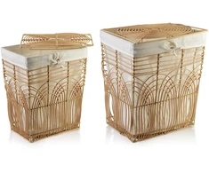Mondex Since 1986 WILL Komplet 2 koszy na pranie 45x33x54/37x27x46cm