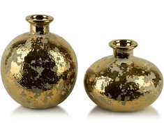 Mondex Since 1986 YARINE GOLD Wazon 16x6x16cm