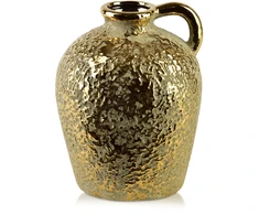 Mondex Since 1986 YARINE GOLD Wazon 7x16x24cm