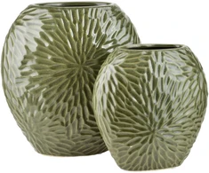 Mondex Since 1986 YARINE vaza 20x10x20cm žalia