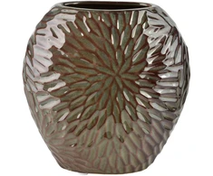 Mondex Since 1986 YARINE vaza 20x10x20cm violetinė+žalia