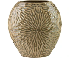 Mondex Since 1986 YARINE vaza 25x12x26 cm smėlio spalvos