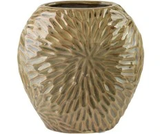 Mondex Since 1986 YARINE vaza 20x10x20cm smėlio spalvos