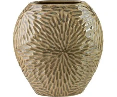 Mondex Since 1986 YARINE vaza 25x12x26 cm smėlio spalvos
