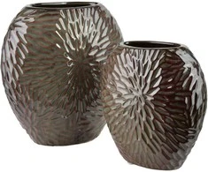 Mondex Since 1986 YARINE vaza 25x12x26cm violetinė