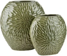 Mondex Since 1986 YARINE vaza 25x12x26cm žalia