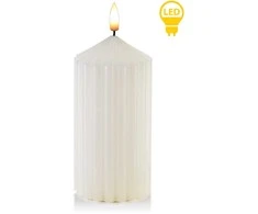 Yermos IDALIA LED žvakė 7x7xh19cm