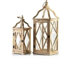 Mondex Since 1986R LOKKE Komplet 2 Latarni XL:26,5x26,5x70cm L:19x19x50cm
