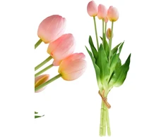 Springos Mondex Since 1986R VIRIDIS Dirbtinė gėlė Puokštė iš 5 rožinių tulpių, 40 cm