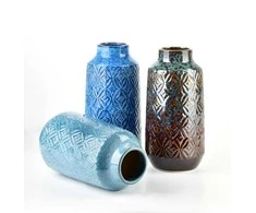 Mondex Since 1986R Lumarko YARINE DARK vaza 8,5 x 31 cm