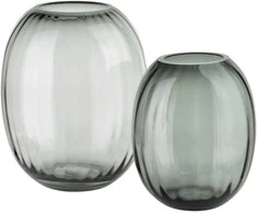 Mondex Since1986 SERENITE Vaza 20x20x25,5 cm pilka