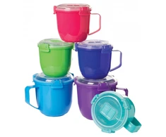 Sistema kubek na zupę 565 ml, mėlyna, do mikrofalówki