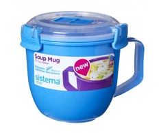 Sistema kubek na zupę 565 ml, mėlyna, do mikrofalówki
