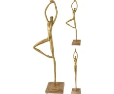 Home Decor Mondex SKULPTŪRA 48CM AUKSAS 2 RŪŠIŲ