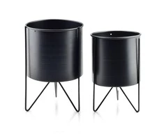 Mondex SWEN Juodas 2 korpusų rinkinys 18xh26cm/16xh23cm
