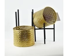 Mondex SWEN Komplet 2 doniczek 20x20x36,5cm 18x18x29cm