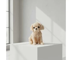 Mondex Świeca Figūrėlė ANIMALS PIES SPANIEL 11x14cm smėlio sp.