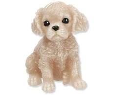 Mondex Świeca Figūrėlė ANIMALS PIES SPANIEL 11x14cm smėlio sp.