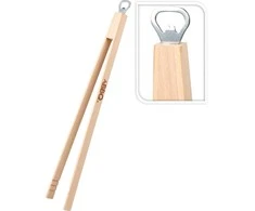 Bbq Line Medinės grilio žnyplės 48 cm su atidarytuvu