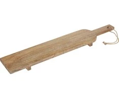 Mondex Natūralios medienos serviravimo lenta 68x12,5 cm - sūriams, užkandžiams