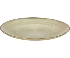 Vilde Stiklinė lėkštė 32,5 cm auksinė
