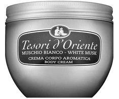 TESORI D'ORIENTE Baltas MUSK kūno kremas, 300 ml