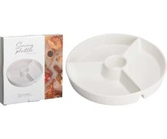 Mondex Porceliano užkandžių lėkštė 26 cm - Su padalijimais