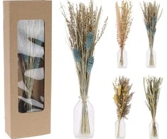 Mondex VAZA SU SAUSOSIOMIS GĖLĖMIS 36cm, 4 TIPŲ