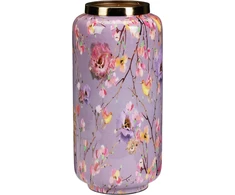 Mondex WAZON DEKORACYJNY Z METALU 15X15X30CM Violetinis