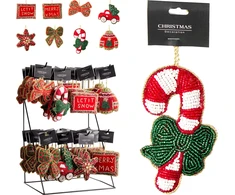 Mondex Christmas Tree toy Beads. red